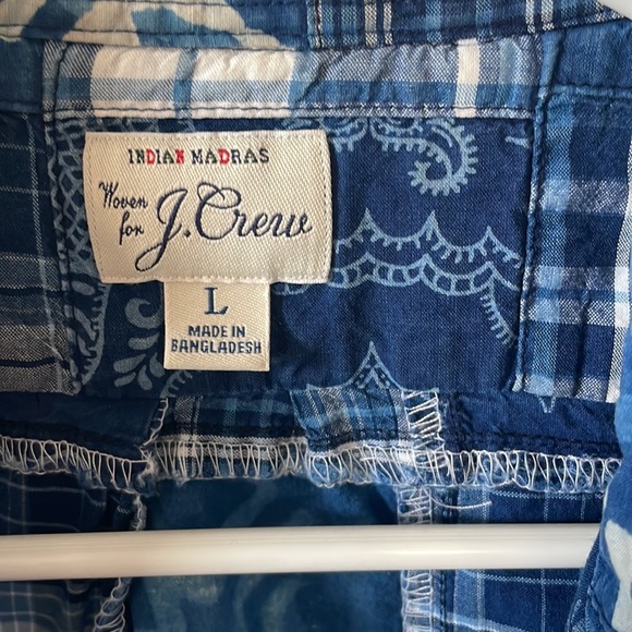 Mens JCrew patchwork polo - Picture 4 of 5